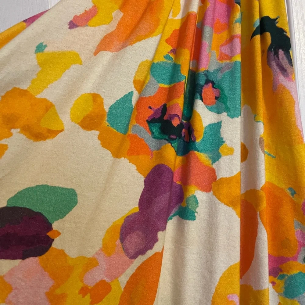 Anthropologie Daily Practice Frida Cross-Back Midi Dress - Picture 4 of 5